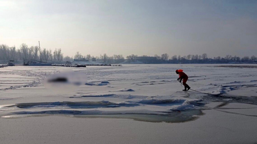 В Саратовской области на льду нашли труп