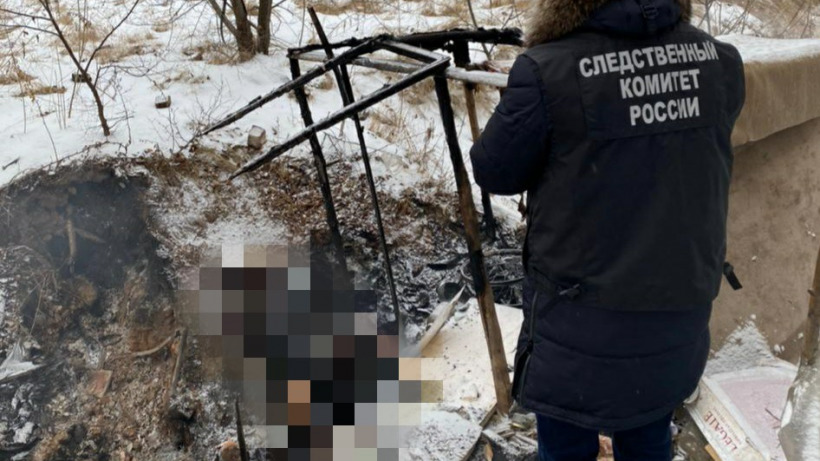 Под Марксом мужчина сгорел в отапливаемом «буржуйкой» сарае