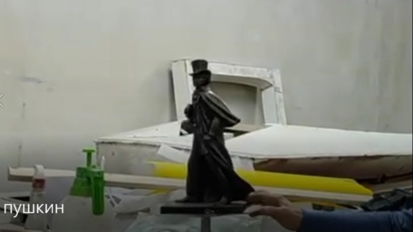 В Энгельсе собираются установить уникальный памятник Пушкину в движении