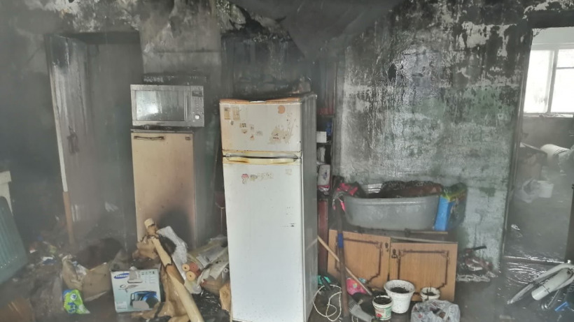 В Саратовской области сгорела жилплощадь двухквартирного дома