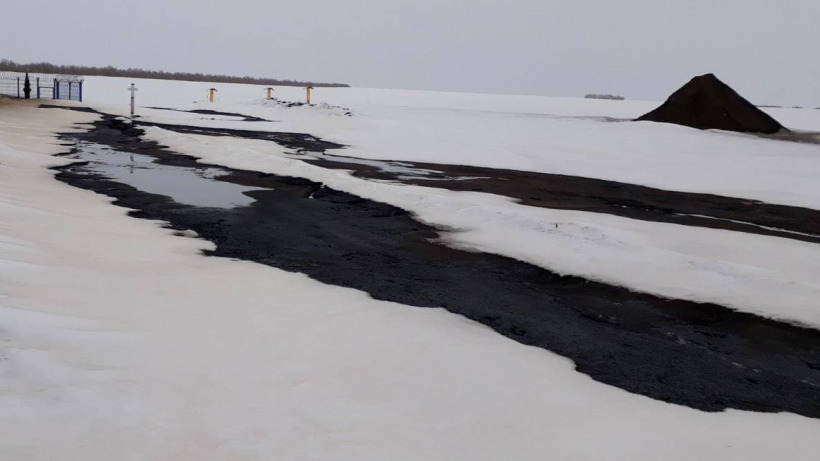 В Саратовской области произошел порыв нефтепровода