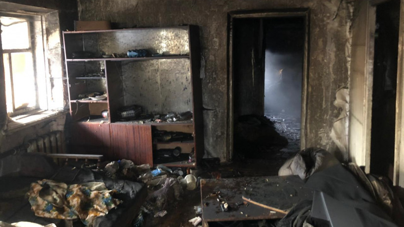 Пожар в Ершове. Хозяин дома сгорел из-за неосторожного обращения с сигаретой