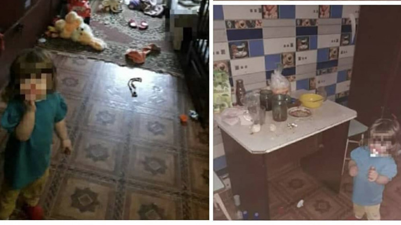 В Саратове нашли двухлетнюю девочку, которую родители оставляли одну в грязной комнате общежития