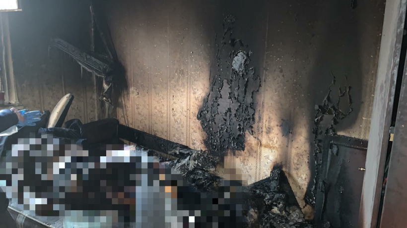 В Саратове во время пожара в закрытой квартире погиб мужчина