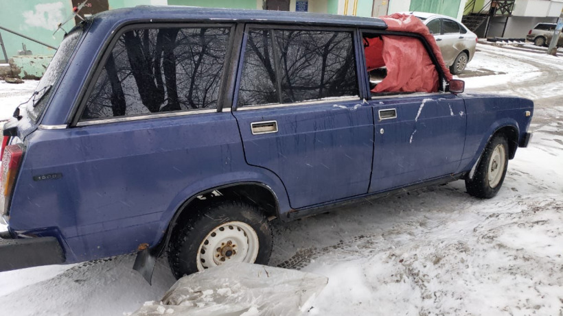 Ночью в Саратове сгорел отечественный автомобиль