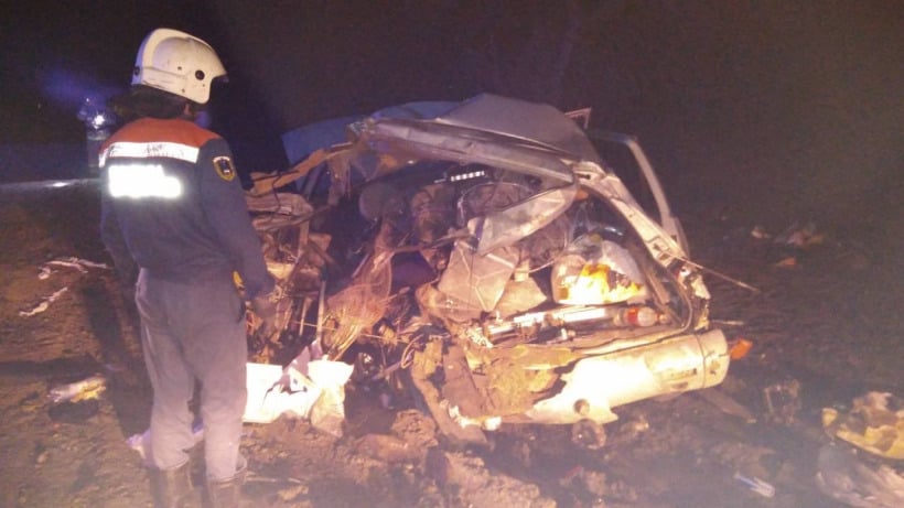 В массовом ДТП под Вольском пострадали три человека