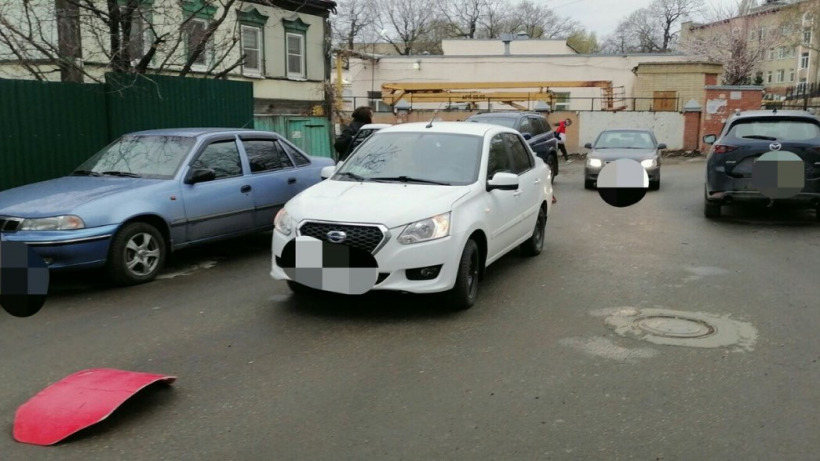 В Саратове молодой велосипедист пострадал в результате аварии с «Датсуном»