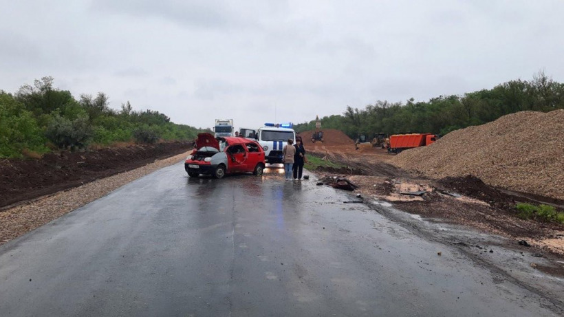 В перевернувшейся иномарке под Мокроусом погиб водитель