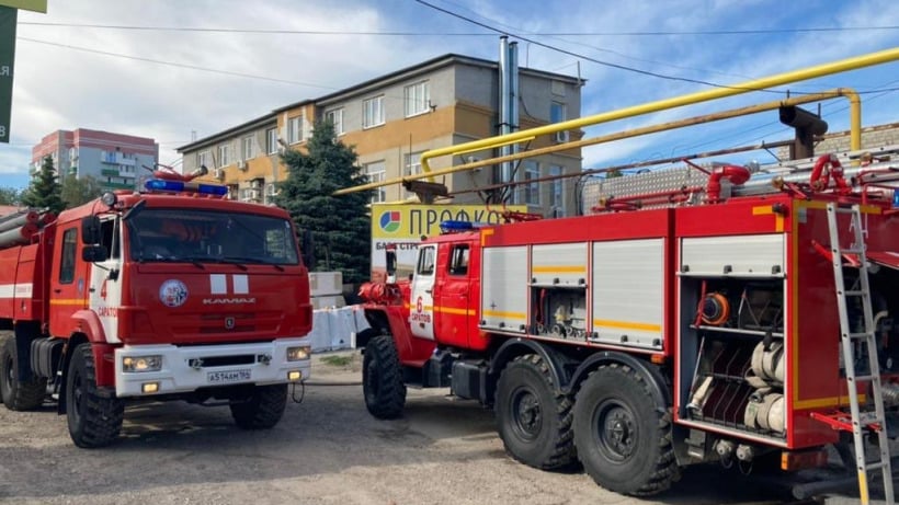 В МЧС отчитались о ликвидации пожара на саратовском заводе. В минпроме сказали, что возгорания не было  