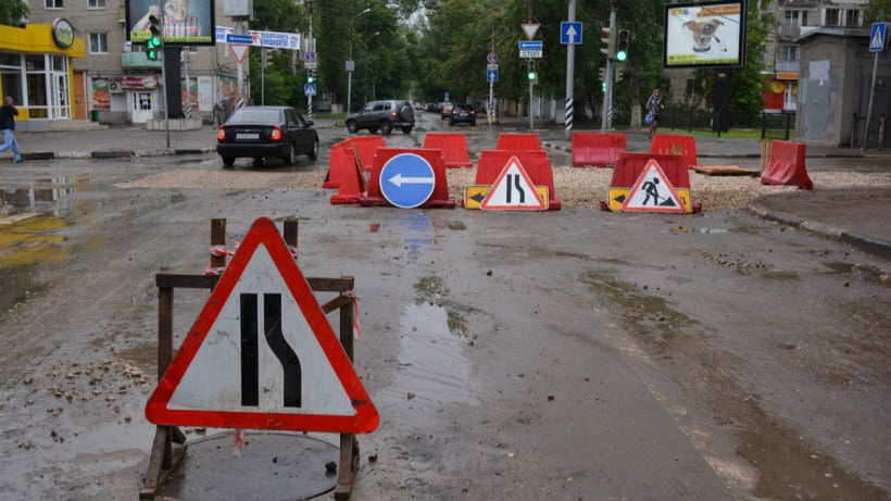 Перекрытие Мичурина и остановку троллейбусов №3 перенесли на сегодня