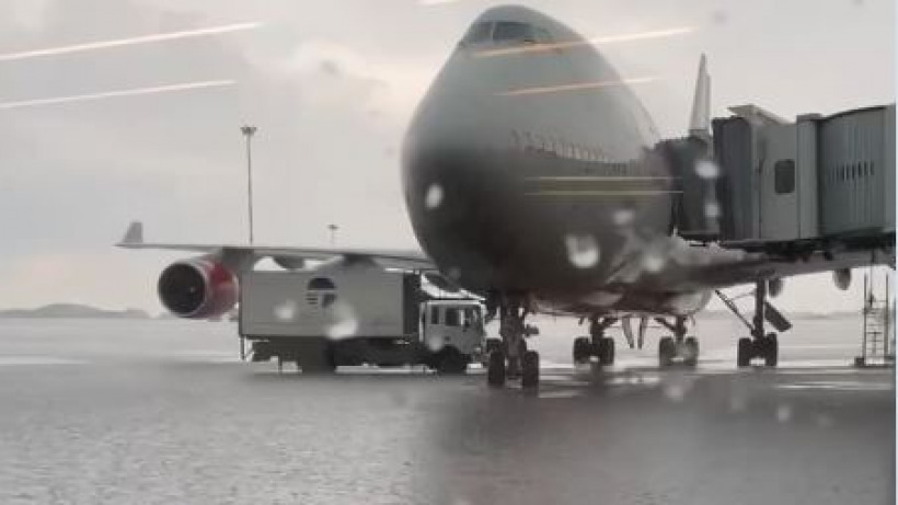В московском аэропорту «Шереметьево» затопило взлетно-посадочную полосу