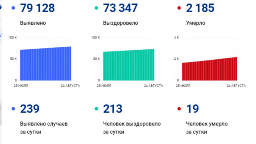 За сутки от коронавируса скончались 19 жителей Саратовской области