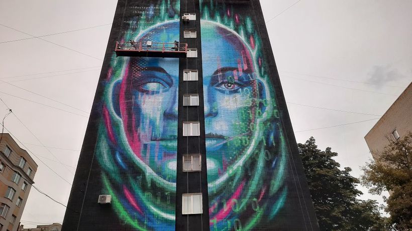 Саратовское «Лицо времени» заняло второе место в конкурсе граффити в ПФО