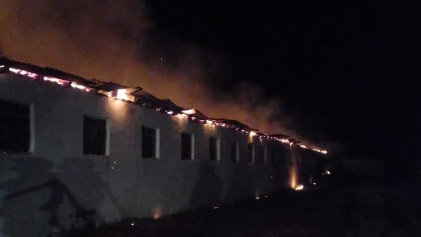 В ангаре под Аткарском сгорели 60 свиней  