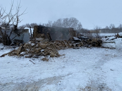 Пожилая женщина стала жертвой утреннего пожара под Татищевом