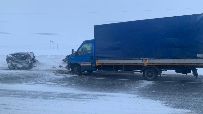 В аварии с большегрузом под Марксом пострадала пенсионерка