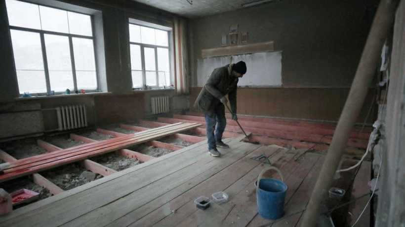 Деревянные балки в горевшей саратовской школе №18 заменили металлическими