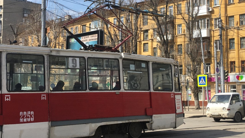 В Саратове из-за поломки пантографа встали трамваи двух маршрутов