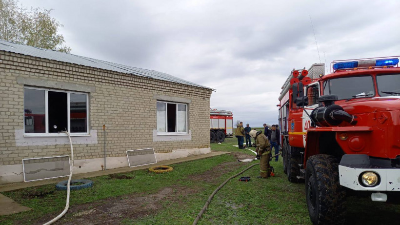 В Ершовском районе из-за замыкания горел кабинет врача амбулатории