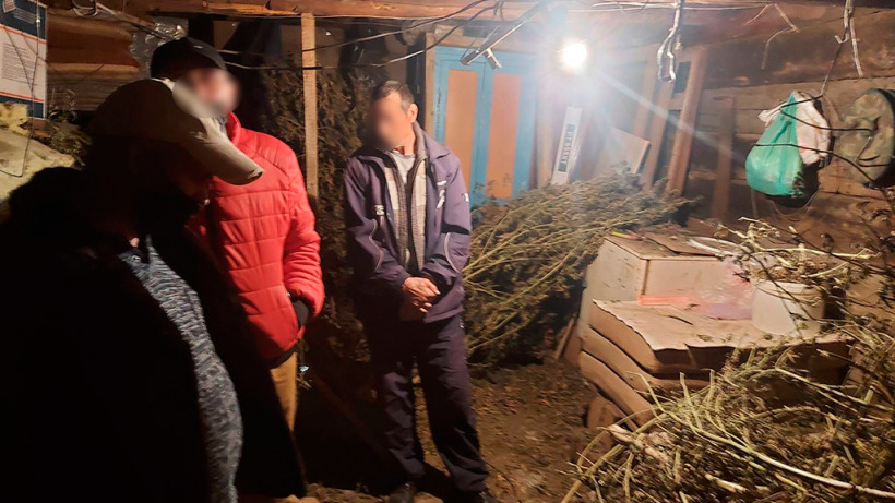 У саратовского сельчанина полицейские нашли 16 килограммов наркотиков
