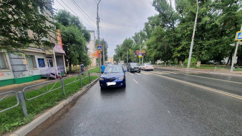 В Саратове Mazda сбила пожилого пешехода