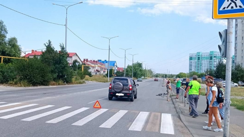 В Саратове девятилетний велосипедист попал под колеса «Нивы» 