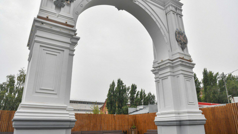 Рядом с Триумфальной аркой в Саратове появится еще один спуск к набережной