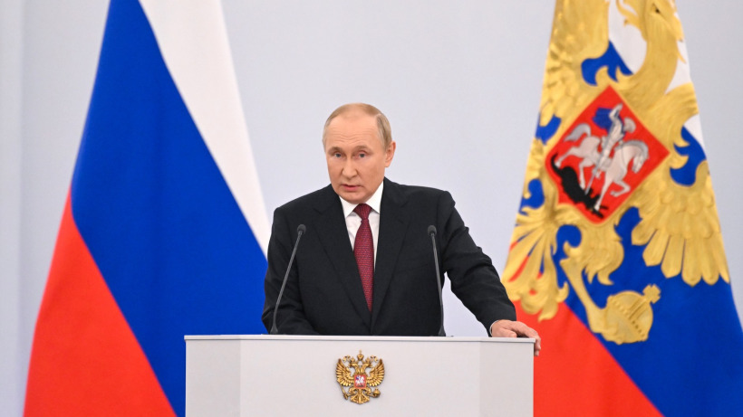 Путин коснулся темы гендеров во время выступления по поводу присоединения к России новых территорий