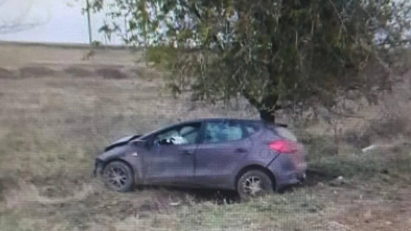 Под Алгаем водитель протаранил дерево и попал в больницу