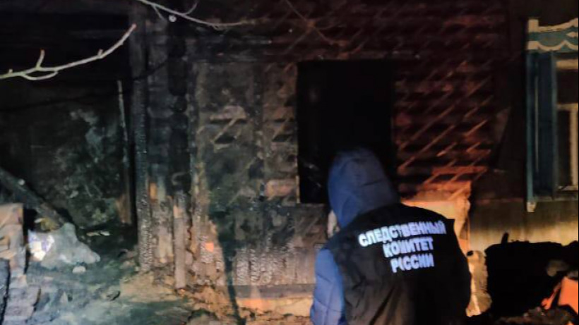 Ночью под Романовкой пожилой мужчина стал жертвой пожара