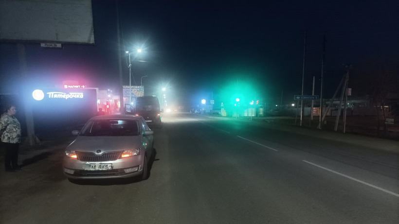 Женщина на Шкоде сбила пешехода на автоподъезде к Энгельсу