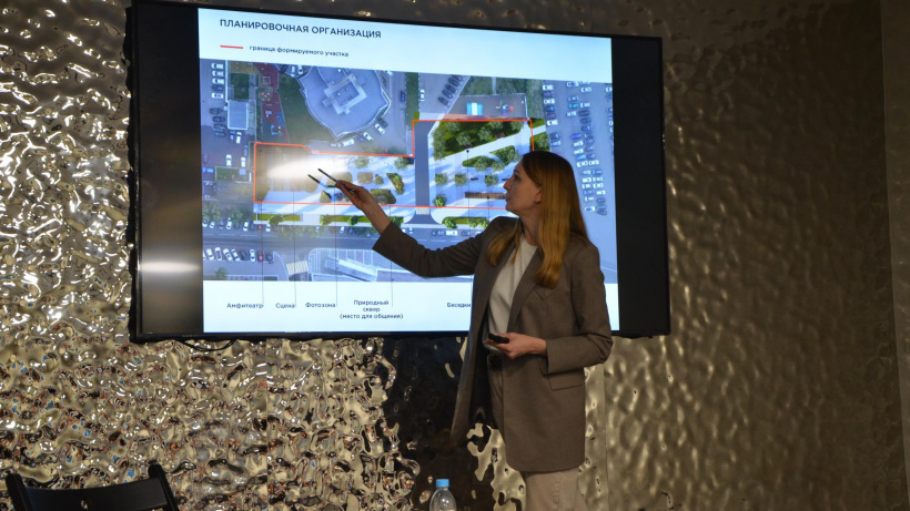 Главный архитектор Саратова показала проект благоустройства территории между СГЮА и новой набережной
