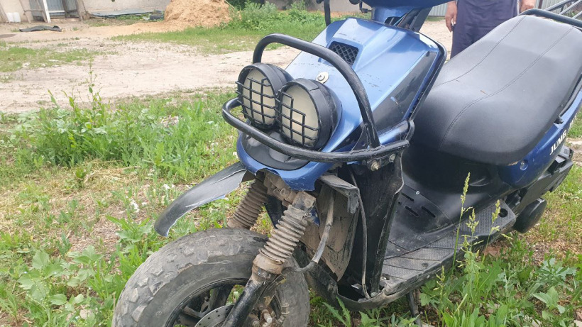 В Марксе водитель мопеда попал под колеса иномарки
