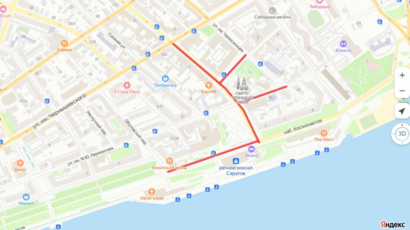 День ВДВ. Завтра в Саратове запретят движение и остановку транспорта на нескольких улицах