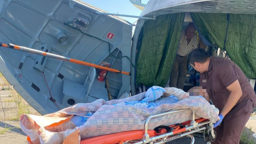 В Балашове мужчина получил ожоги при взрыве в погребе. Его доставили в Саратов вертолетом санавиации