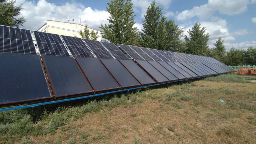 ФОК в Алгае перешел на использование солнечных батарей