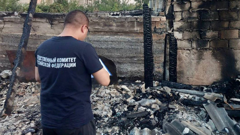 Под Вольском в сгоревшем доме нашли останки мужчины