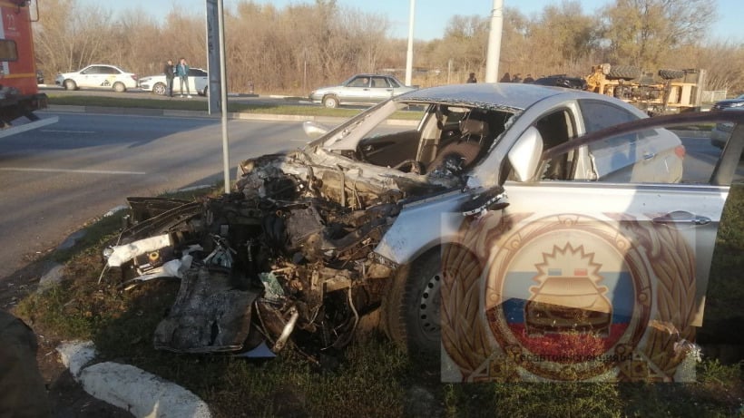 В Балаково водитель Hyundai погиб после столкновения с трактором