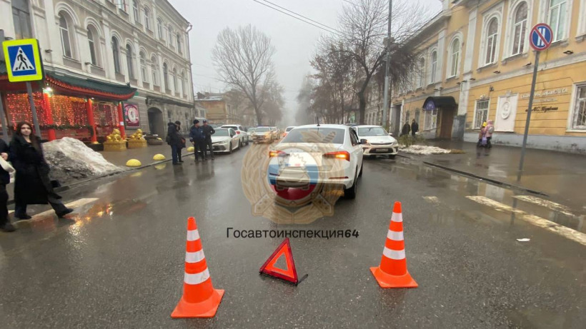 В центре Саратова иномарка сбила восьмилетнюю девочку