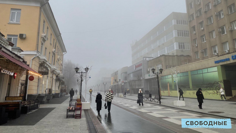Предновогодняя неделя в Саратовской области начнется с +2 градусов, тумана и мокрого снега