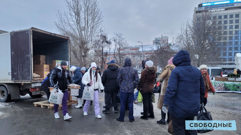 На ярмарке в центре Саратова не будут продавать яйца из-за мороза