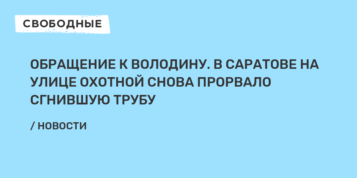 Обращение к володину образец