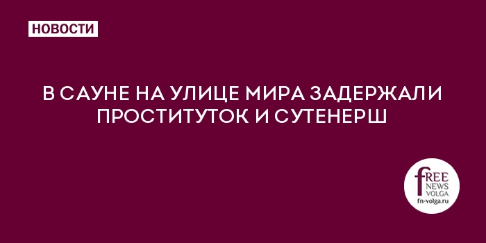 Полицейские нагрянули в саратовские сауны и нашли там восемь проституток (видео)