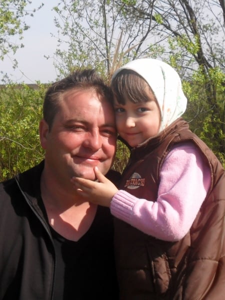 Сергей Саяпин с дочерью Софией