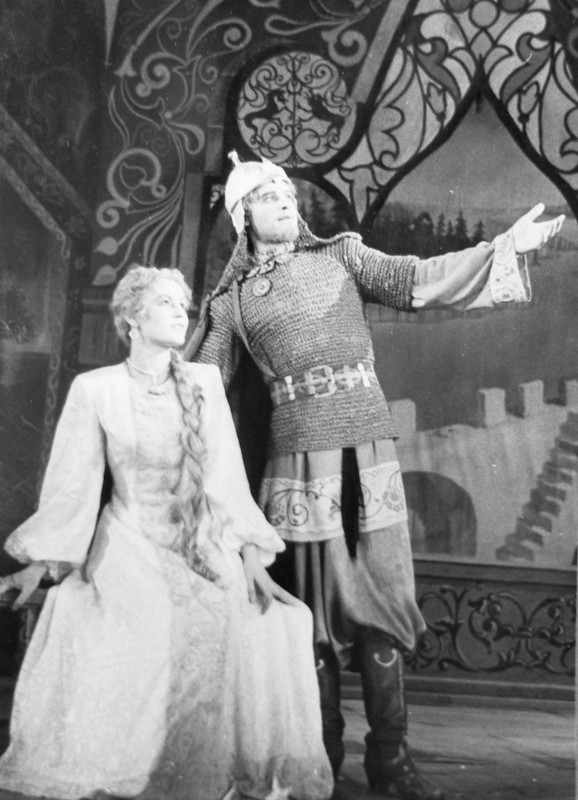 Сцена из спектакля «Золотое сердце», 1951 год