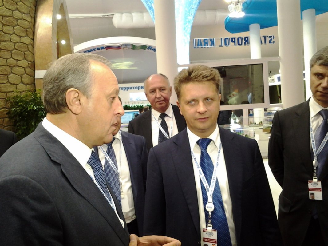 Валерий Радаев и министр транспорта Максим Соколов