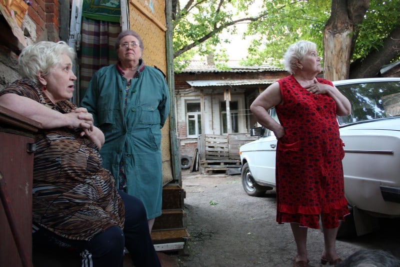 Местные жительницы: Нина Петровна, Лариса Александровна и Зинаида Александровна